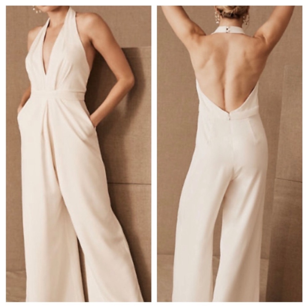 Jill Stuart white jumpsuit